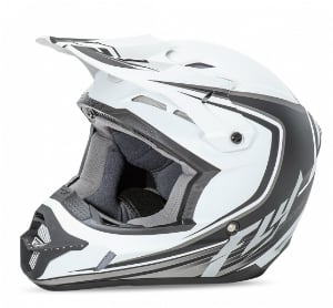 Main image of Fly Kinetic FullSpeed Helmet Matte White/Black